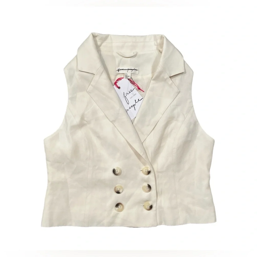 NWT Free People Gabbie Suit Vest